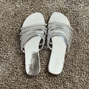 LAST CHANCE Charlotte Russe Sparkle Sandals